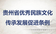 通过！《贵州省优秀民族文化传承发展促进条例》自2022年9月1日施行（附全文）